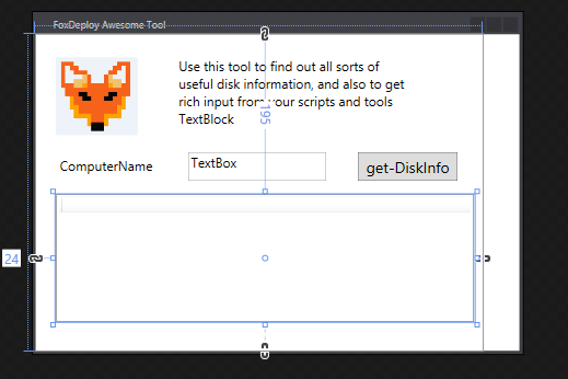 Layout pregridview