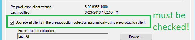 hero graphic for the post SCCM 1602 - Unable to upgrade client solved