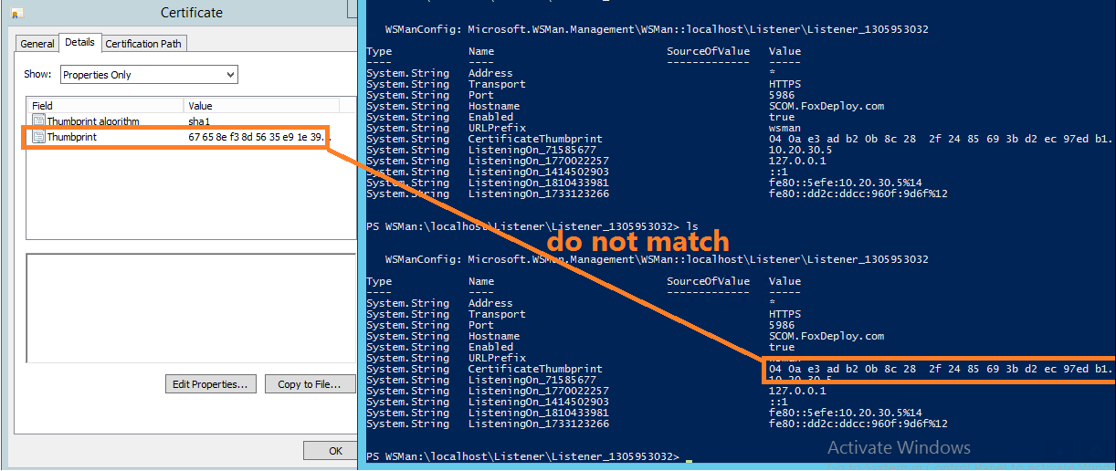 WinRM HTTPs and the Case of Spooky Certificate
