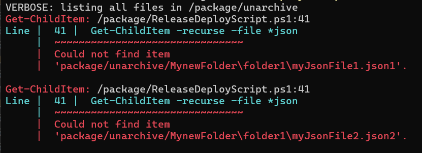 Somehow enumerating files but we can't find them
