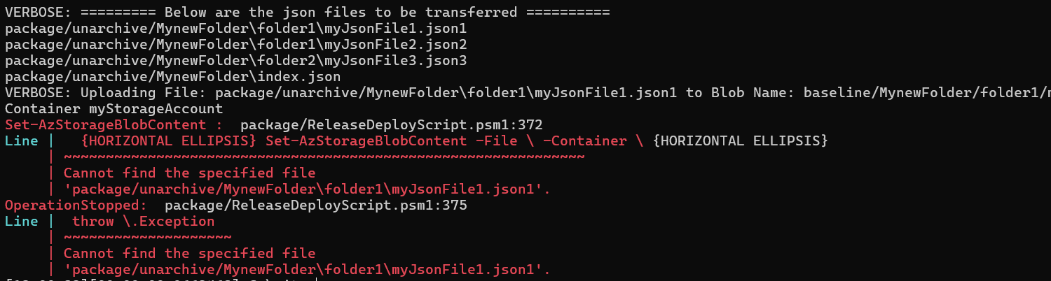 Somehow enumerating files but we can't find them