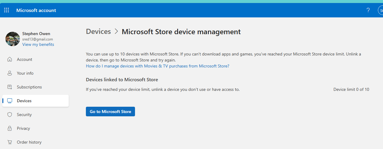 empty list of devices? But I thought I had too many devices!